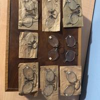 Occhiali da naso PINCE-NEZ vintage NUOVI Old Stock