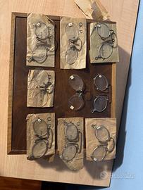 Occhiali da naso PINCE-NEZ vintage NUOVI Old Stock