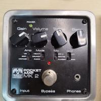 palmer pocket amp mk2 con alimentatore 