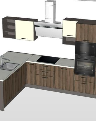 Nuova CUCINA COMPONIBILE Mai usata. 