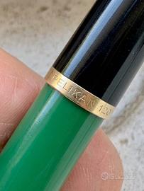 Stilografica Pelikan Modello 120,  verde e nero