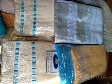 Completi asciugamani puro cotone spugna (6pz)