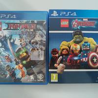 2 giochi Lego per PS 4 