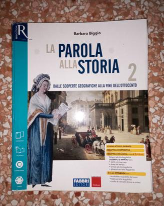 libro storia  "La parola alla storia" per 2^ media