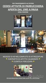 Attività di parrucchiera a Pavia aperta dal 1985