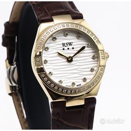 RSW con diamanti naturali. Nuovo con etichetta.