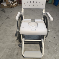 Sedia a rotelle per doccia e wc