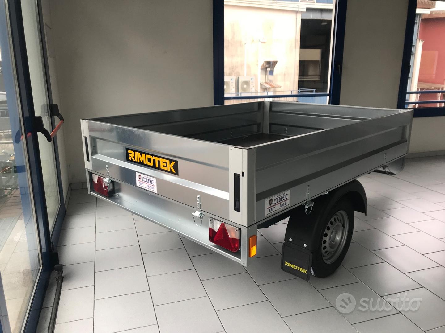 P4U 2 Cerchi In Acciaio Per Rimorchio 6.00x10” – Fori 5x112, ET-4, Portata 760 Kg, Carico Ammesso Con Pneumatici