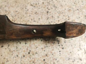 Giogo Antico da Buoi Intagliato a Mano