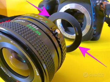 Anello adattatore da Pentax K a vite M42