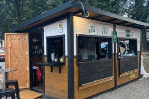 Casetta Bar in Legno Attrezzata