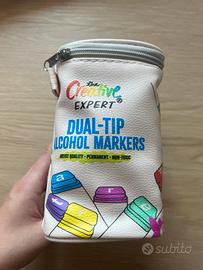 Set di 40 colori sketch marker doppia punta