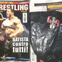 Rivista italiana vintage Top Wrestling + Berretto