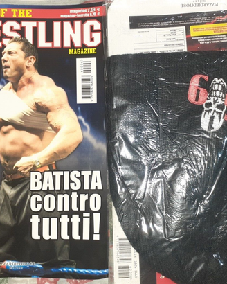 Rivista italiana vintage Top Wrestling + Berretto
