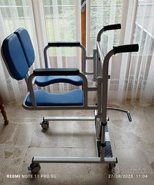 Poltrona idraulica multifunzione per disabili