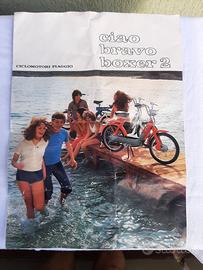 PIAGGIO CIAO/BRAVO/BOXER 2 PUBBLICITA' ANNI 70'
