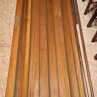 porta a soffietto in legno