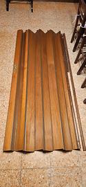 porta a soffietto in legno
