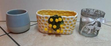 3 VASI piccoli per piante