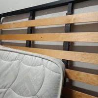 Rete a doghe con materasso matrimoniale Eminflex