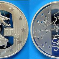 FRANCIA 1,5 EURO ARGENTO SEMINATRICE 22,2g T.0,900