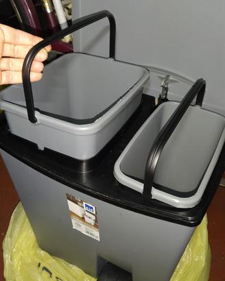 Pattumiera DOPPIA e Porta Rotoli cucina