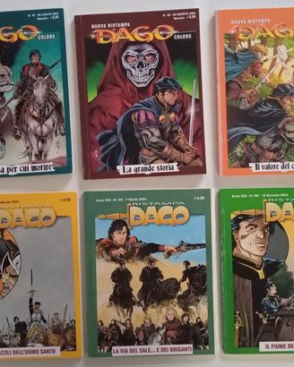 Lotto di 6 fumetti"Dago" 