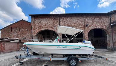 Barca Gaia 170 + Selva Yamaha 40Cv 4T + Carrello