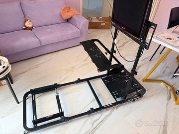 Postazione Simracing regolabile  + supporto tv