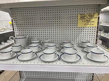 Servizio 12 tz caffè piu 12 tazze té limoges franc