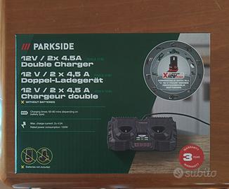 Parkside Caricabatterie Doppio Rapido 12V