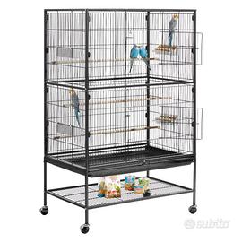 Gabbia Uccelli 800 x 520 x 1320 mm Ferro Battuto