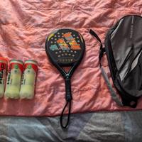 Kit Padel Completo - Racchetta Adidas Adipower + 3