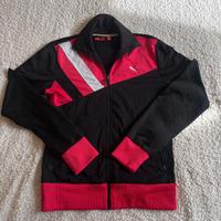 Puma Felpa Zip Y2K Nero + Pink Fluo Vintage 2000s