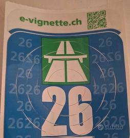 Vignetta Autostrada Svizzera Nuova