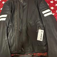 Giacca Tecnica in pelle e protezioni da moto