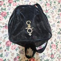 Zaino/borsa in rete trasparente nera – simbolo