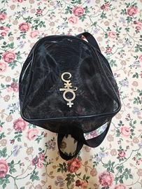 Zaino/borsa in rete trasparente nera – simbolo