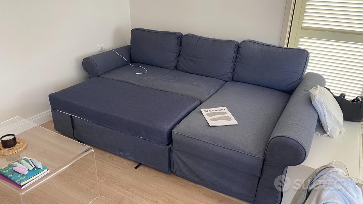 Divano letto Ikea Backabro e in omaggio topper - Arredamento e