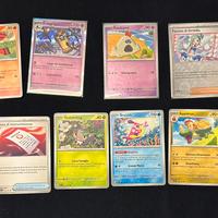 Lotto 10 Carte Pokemon Scintille Folgoranti ITA