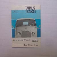 OPUSCOLO DEPLIANT AUTO FURGONE FORD TRANSIT.