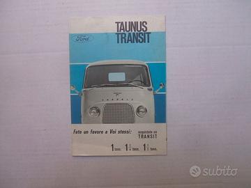 OPUSCOLO DEPLIANT AUTO FURGONE FORD TRANSIT.