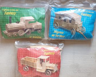 set costruisci con le mollette "zema" vintage