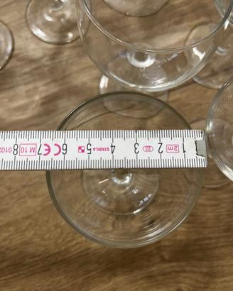 SET bicchieri calici per acqua e vino (x16)