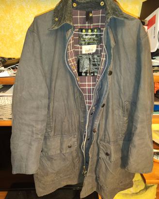 giubbotto Barbour Border C42 / 107cm blu originale