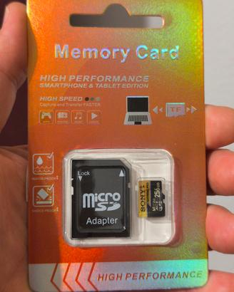 Sony Micro SD 256GB + Adattatore
