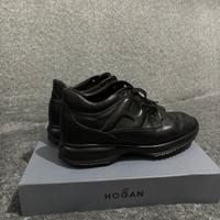 Hogan Interactive vera pelle nere 38.5