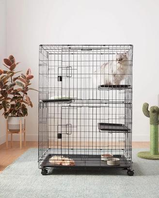 Gabbia per piccoli animali, gatti,furetti,conigli 