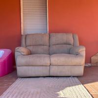 Divano relax elettrico doppio recliner 2 posti