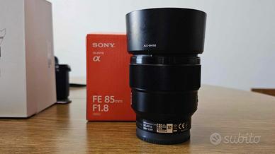 Sony FE 85mm f/1.8 per Sony E (Full Frame)